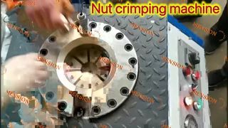 Μηχανή σύσφιξης παξιμαδιών. Επίδειξη σύσφιξης παξιμαδιών