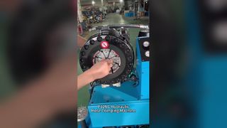 Μηχανή σύσφιξης υδραυλικού σωλήνα υψηλής πίεσης P32NC για εύκαμπτο σωλήνα